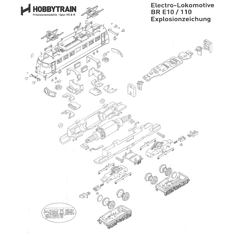 Hobbytrain E10 BR 110 BR 112